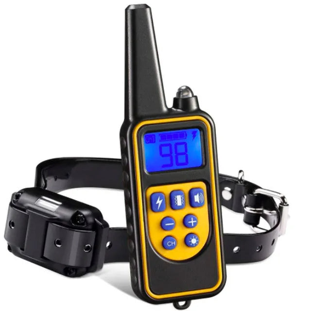 Remote Dog Training Collar – Waterproof & Rechargeable (UK Plug)
