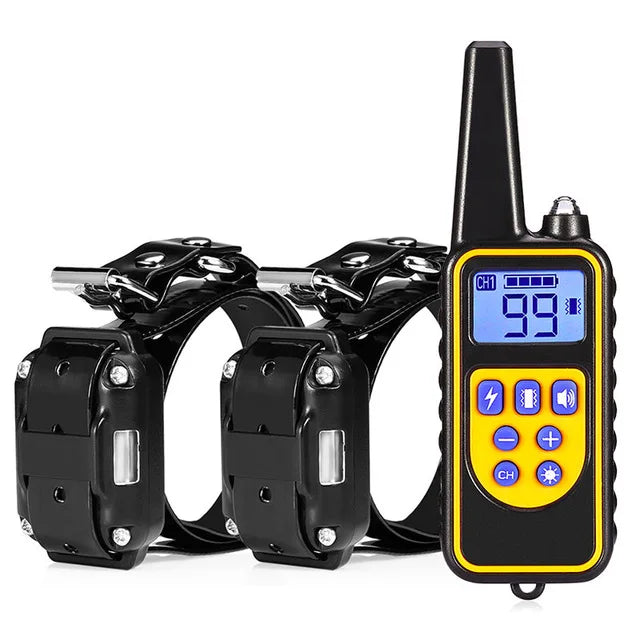 Remote Dog Training Collar – Waterproof & Rechargeable (UK Plug)