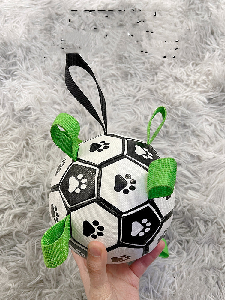 Paw Print Foam Football Dog Toy – 5 Styles
