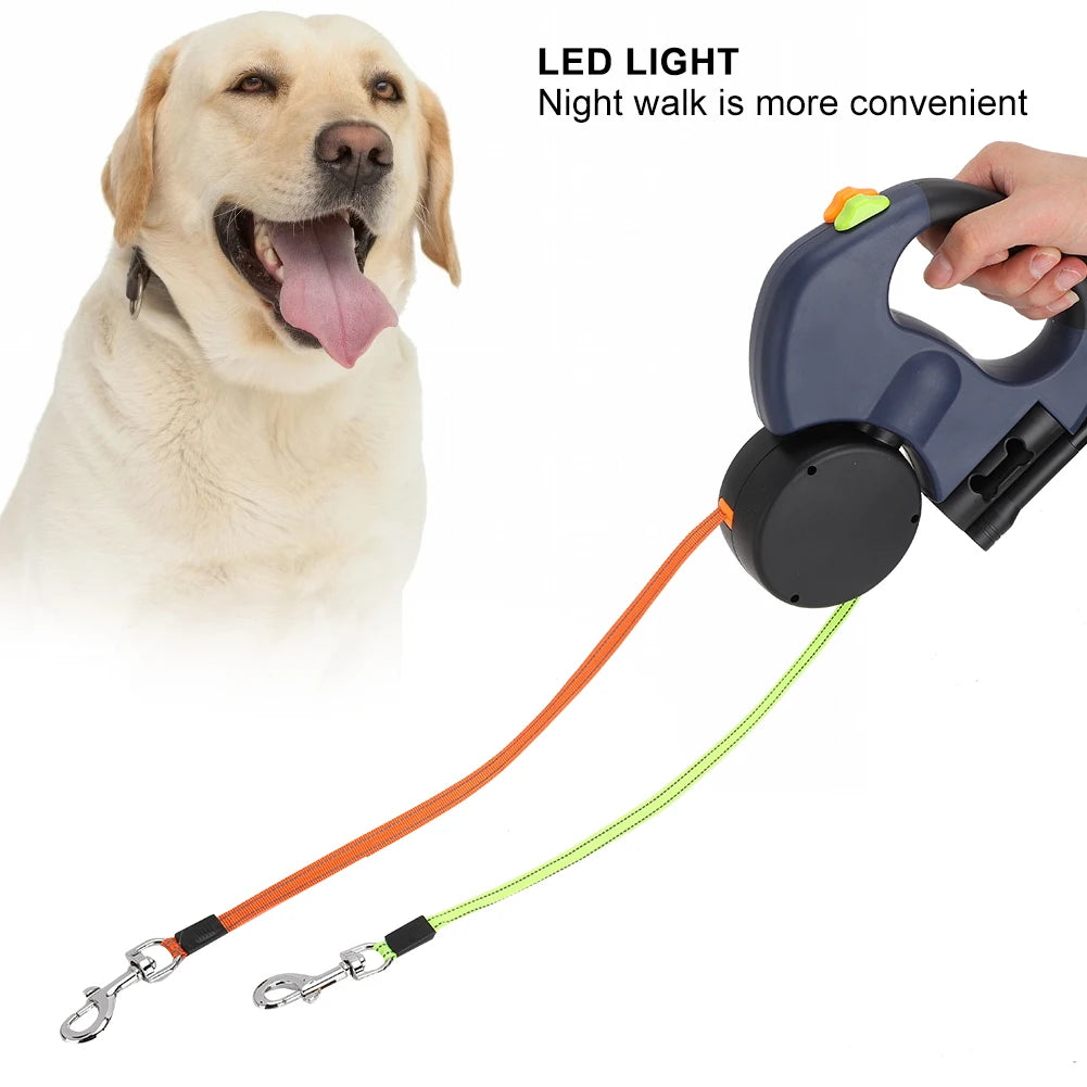 LED Light-Up Dog Walking Harness – Night Safety
