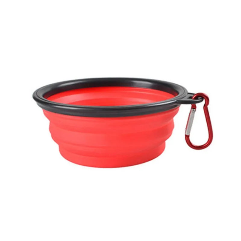 Collapsible Silicone Travel Pet Bowl – 350ml