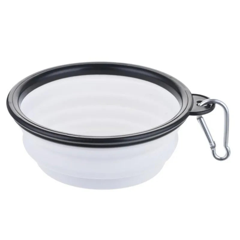 Collapsible Silicone Travel Pet Bowl – 350ml