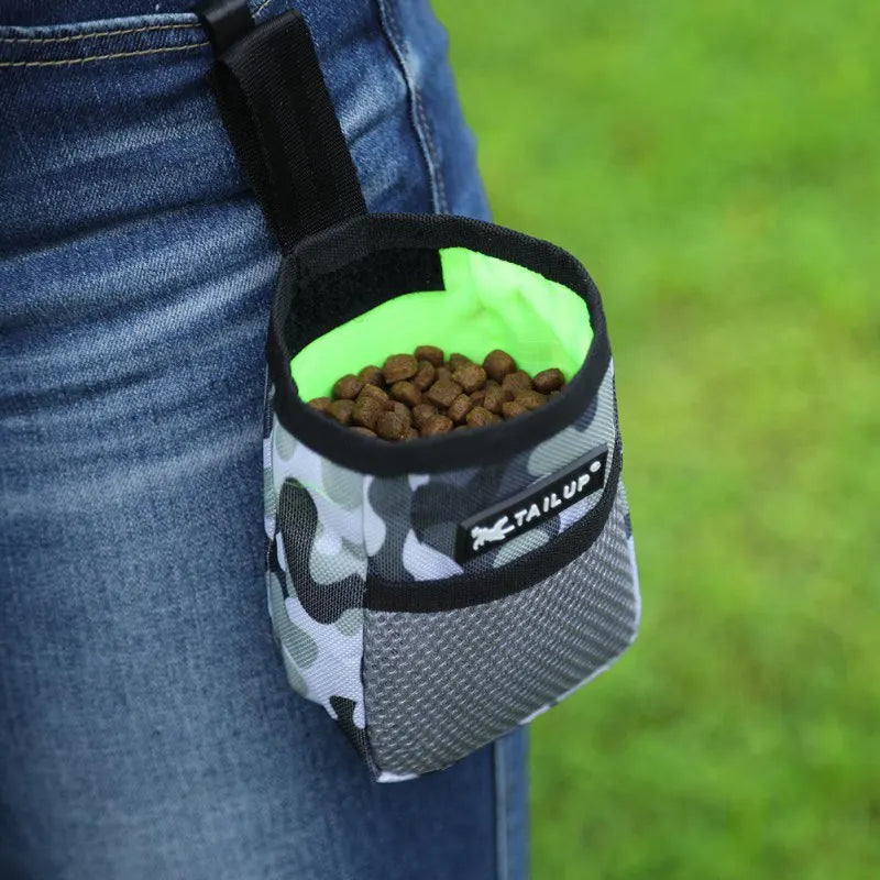 Dog Training Treat Reward Pouch with Waist Clip