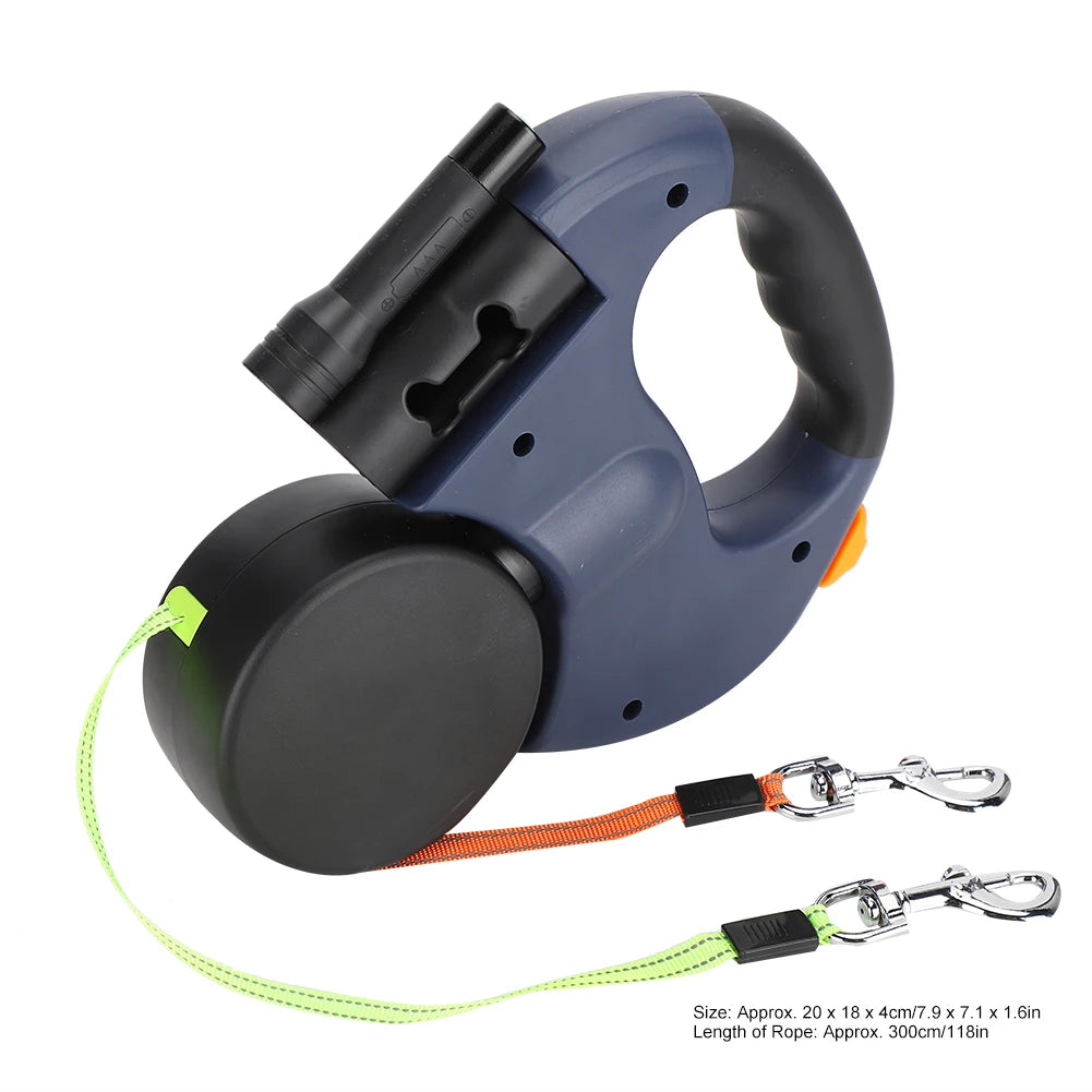 LED Light-Up Dog Walking Harness – Night Safety