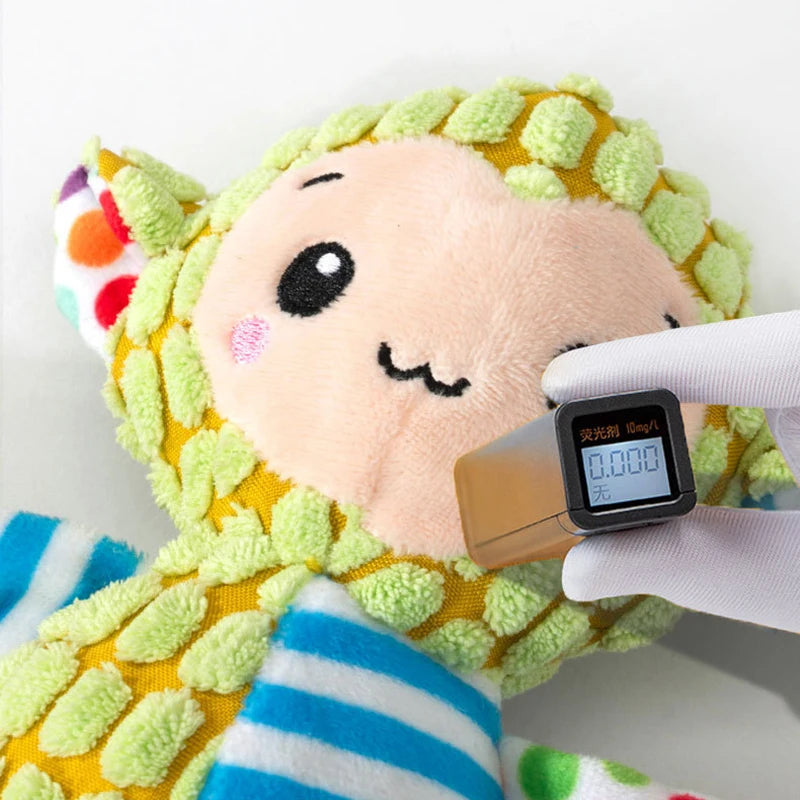 Squeaky Plush Animal Dog Toy – Interactive Bite & Play