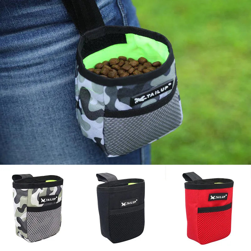 Dog Training Treat Reward Pouch with Waist Clip