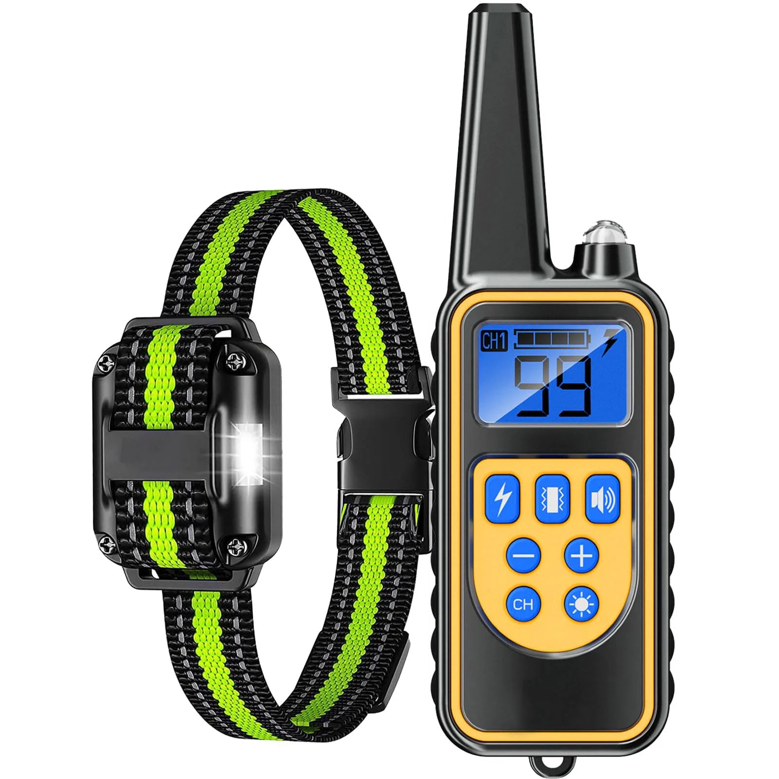 Remote Dog Training Collar – Waterproof & Rechargeable (UK Plug)