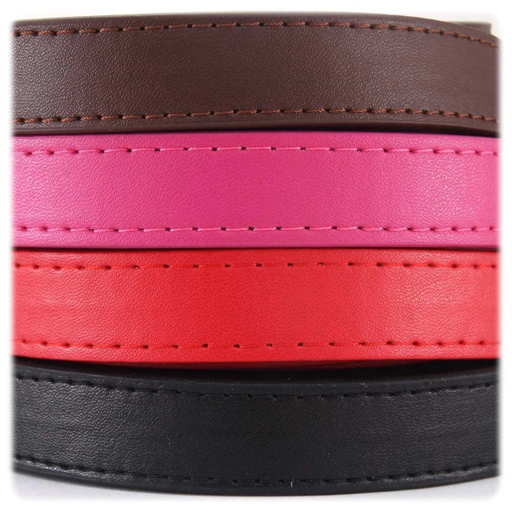 Colourful Dog Lead – 1.2m Leather-Style (16 Colours)