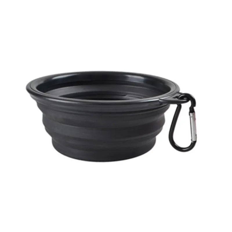 Collapsible Silicone Travel Pet Bowl – 350ml