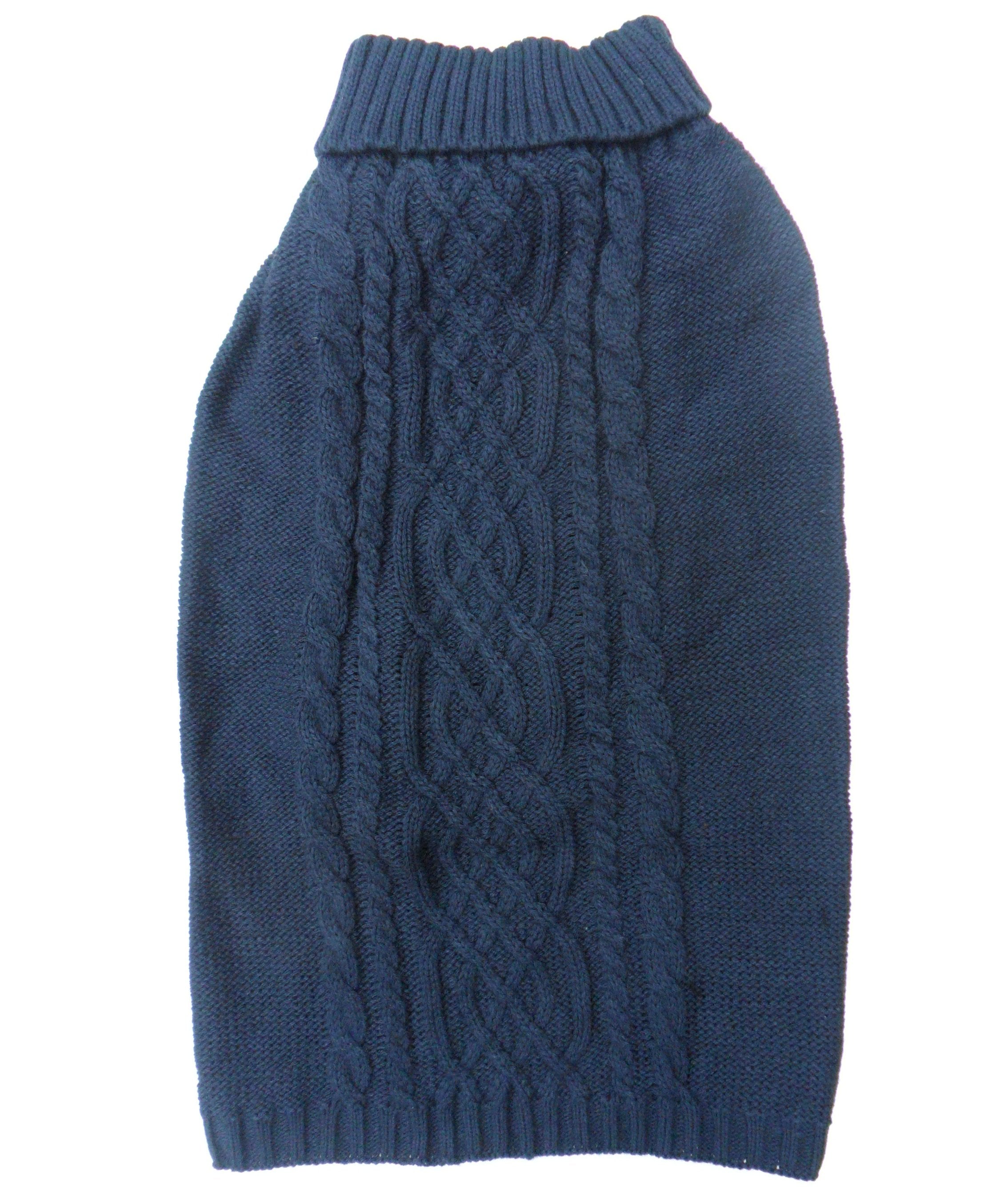 Cable Knit Dog Jumper – Available in 5 Colours