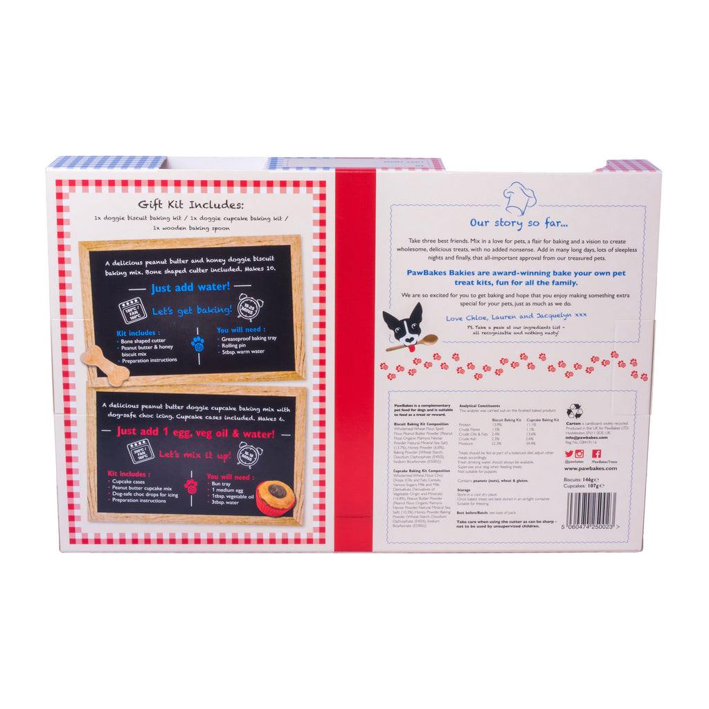 PawBakes Dog Baking Gift Set – 2 Kit Bundle