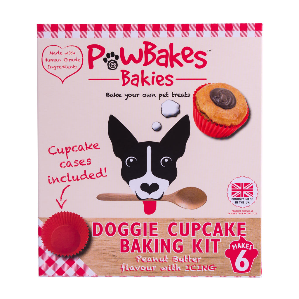 PawBakes Dog Cupcake Baking Kit – Peanut Butter