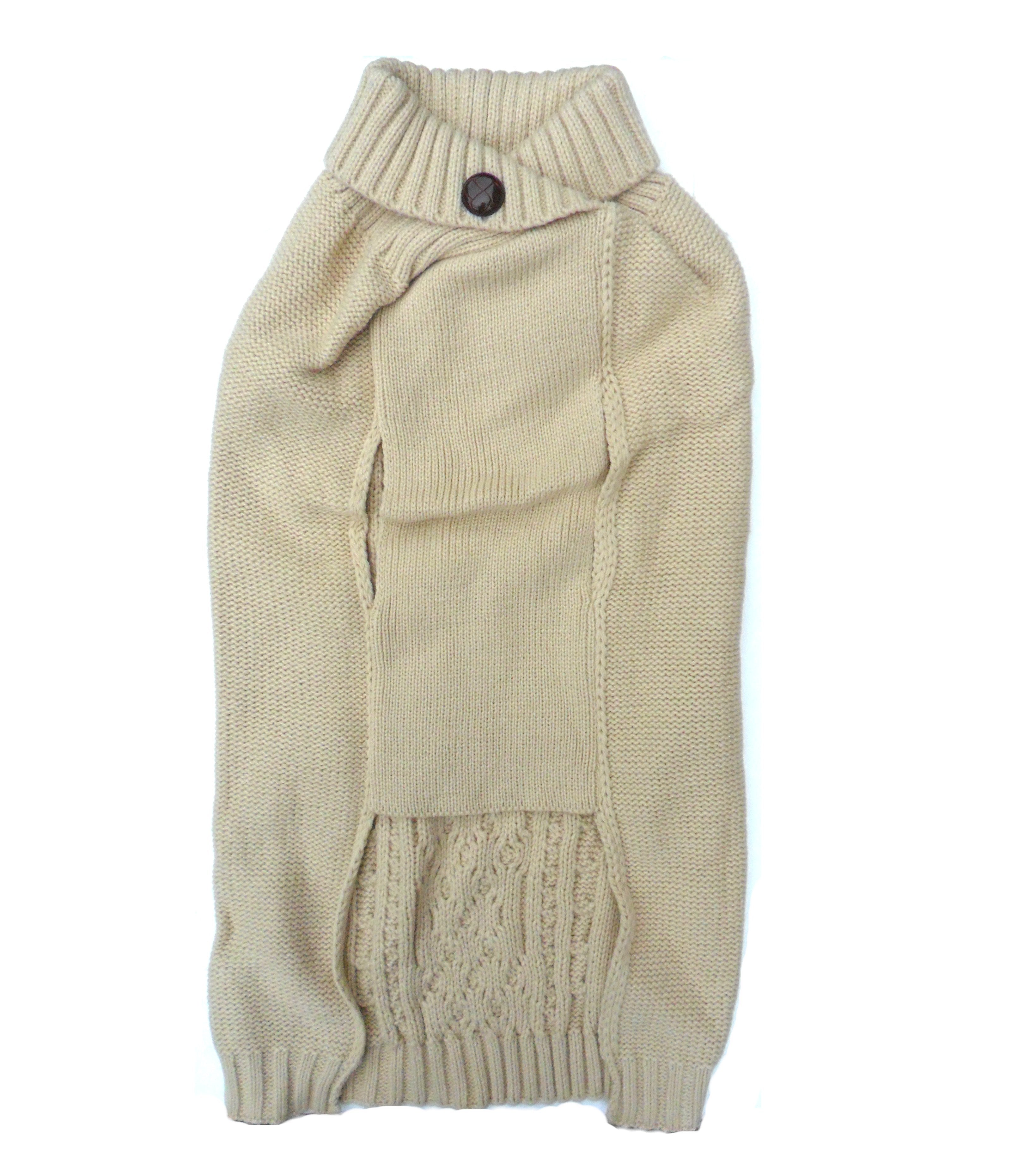 Cable Knit Dog Jumper – Available in 5 Colours