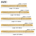 Heavy-Duty Stainless Steel Dog Chain Collar – Multiple Lengths