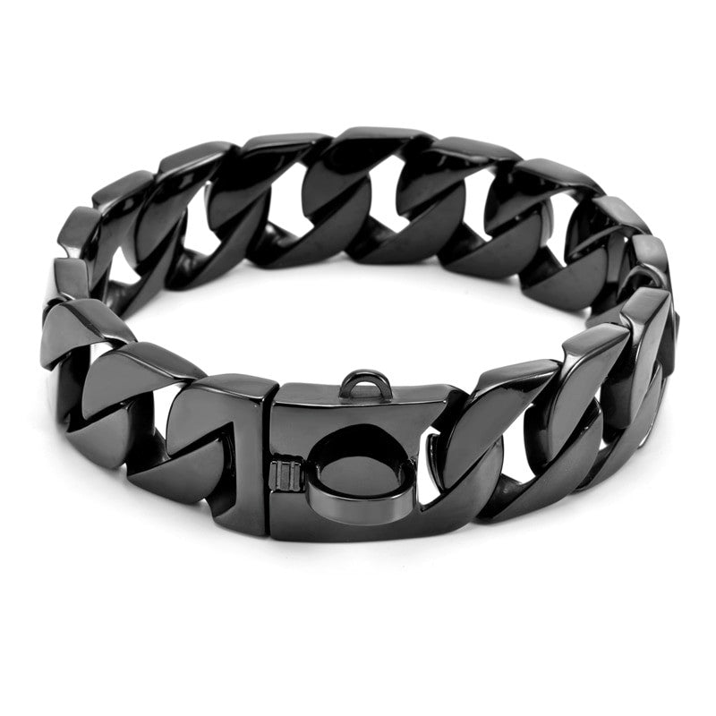 Heavy-Duty Stainless Steel Dog Chain Collar – Multiple Lengths